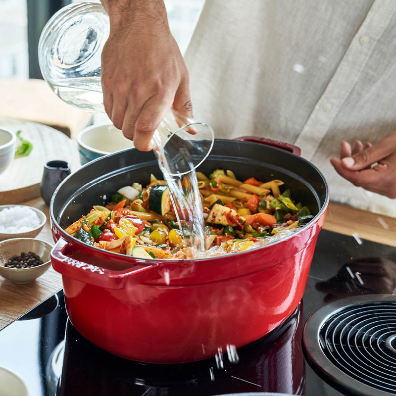 Staub Cast Iron Oval Cocotte & Reviews | Wayfair